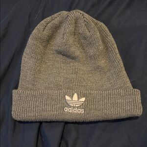 Adidas Classic Knit Beanie in Gray